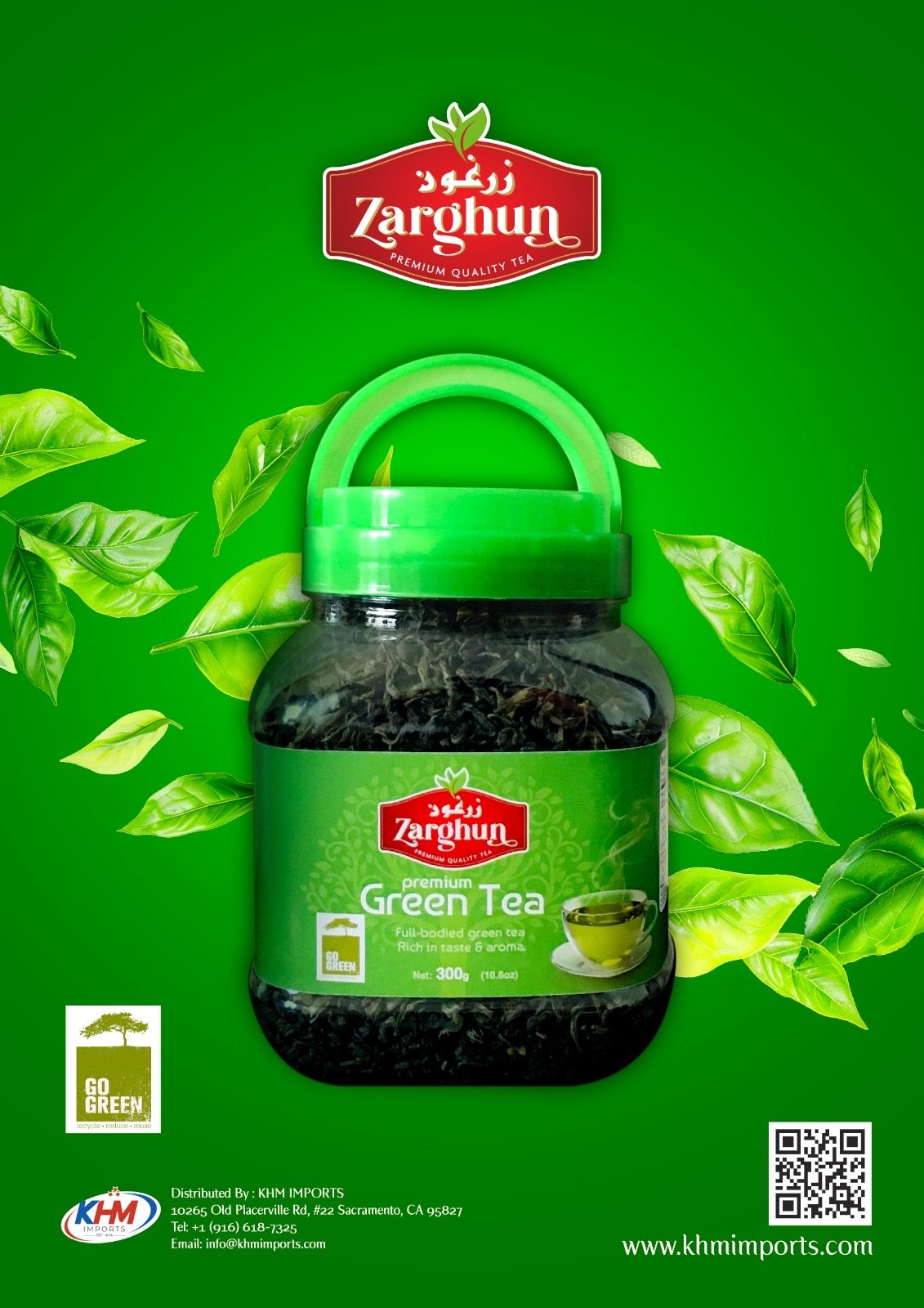 Zarghun green tea