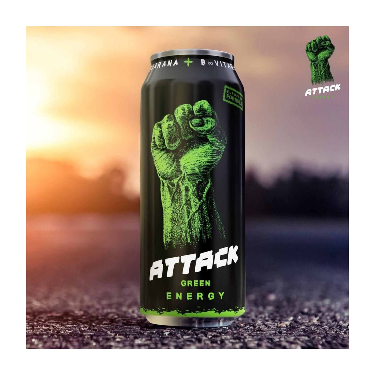 Attack Energy Drink 250ml can