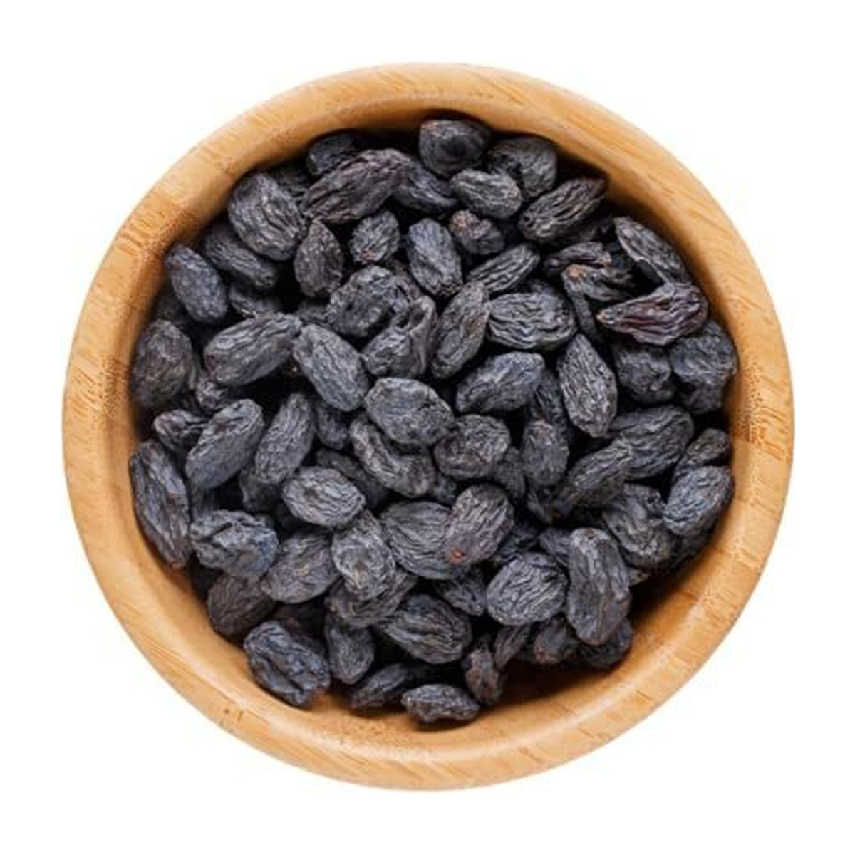 Bulk box of black raisins