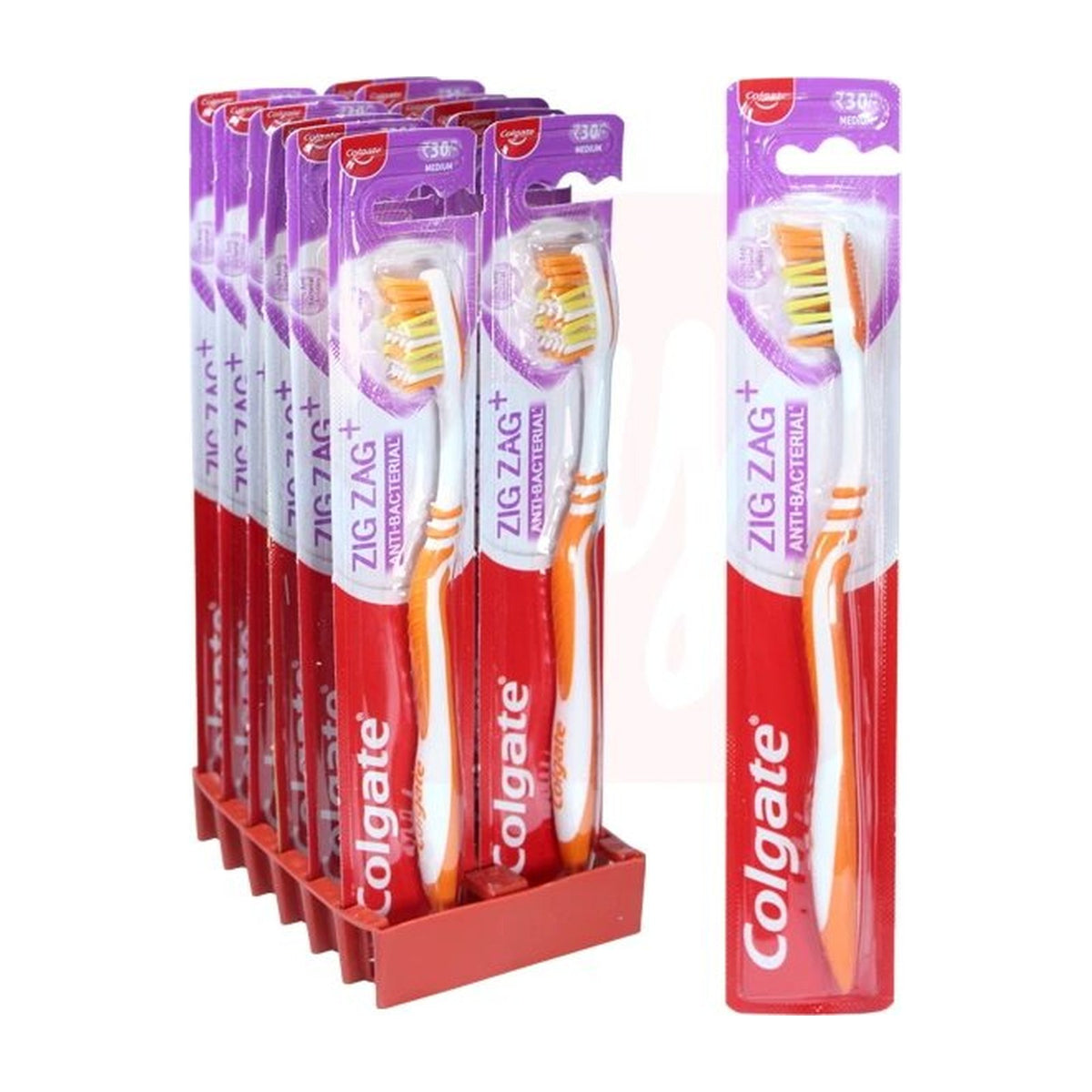 Colgate AntiBac soft toothbrush in retail packaging
