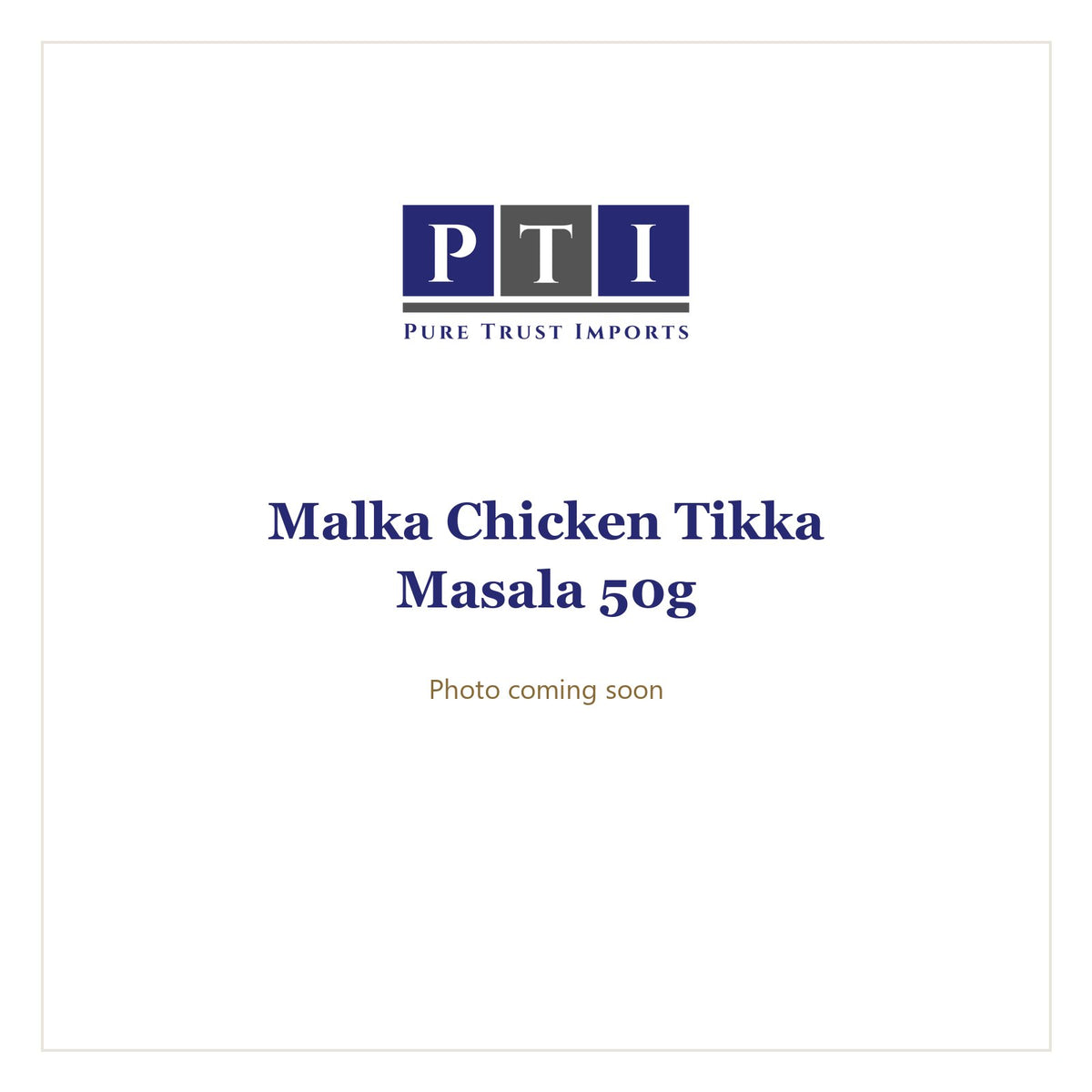 Malka Chicken Tikka Masala 50g - photo coming soon