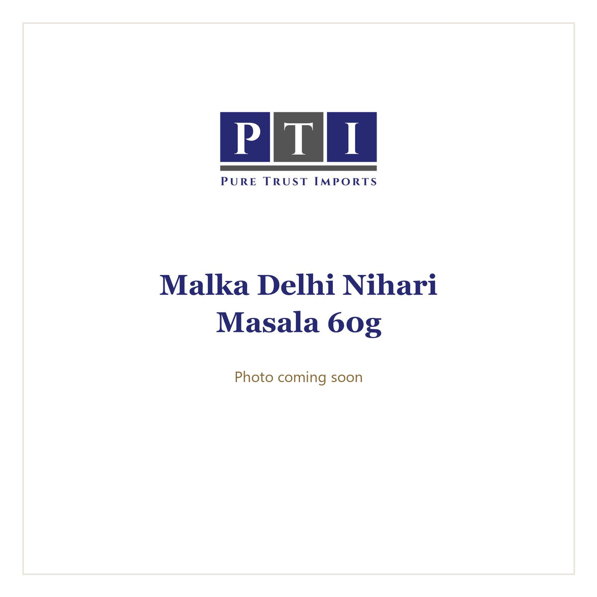 Malka Delhi Nihari Masala 60g - photo coming soon