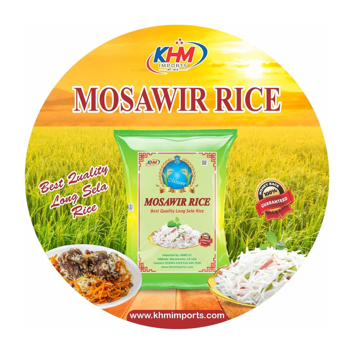 Mosawir No. 1 Extra Long Sella Rice bag