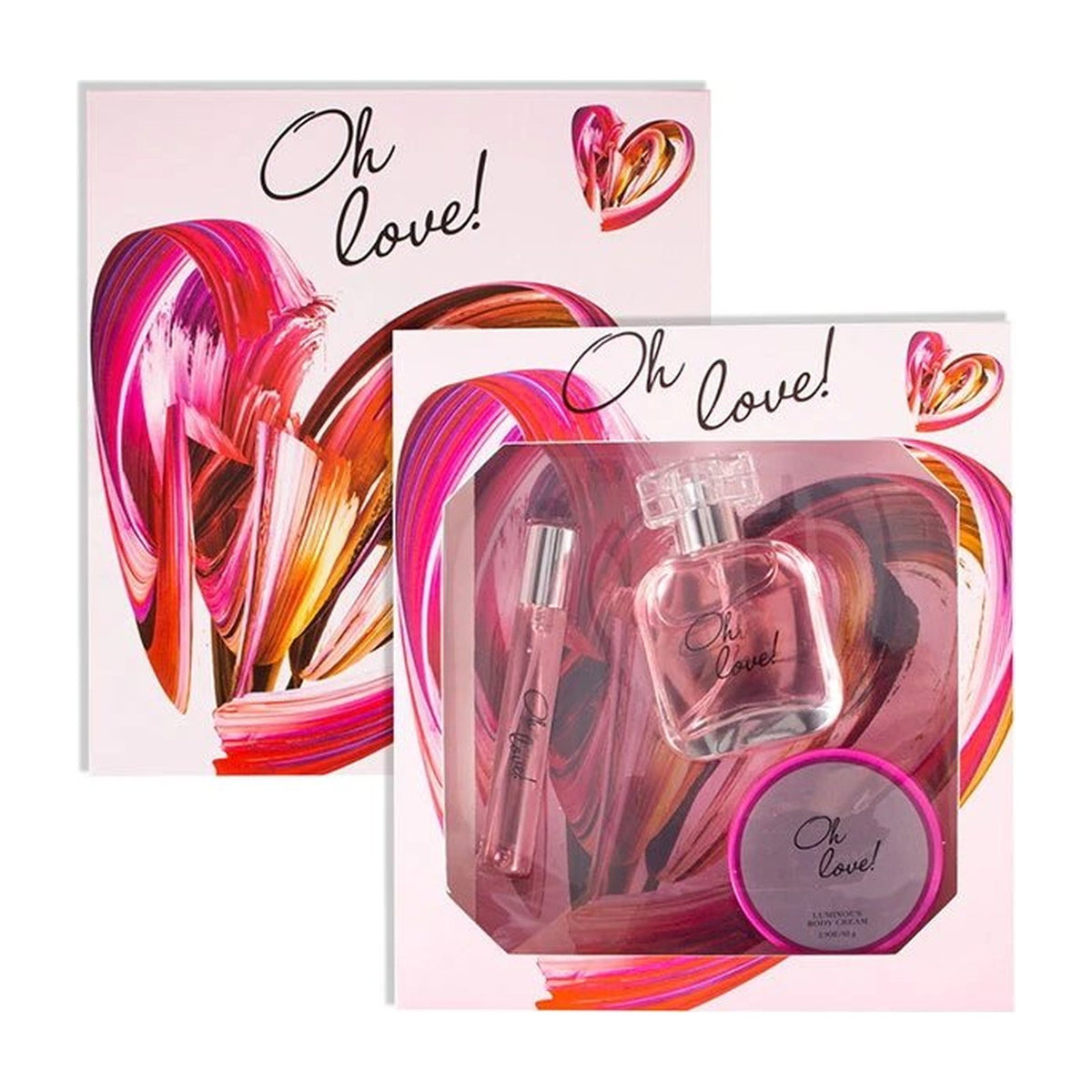 Oh Love women's perfume gift set with 3 bottles