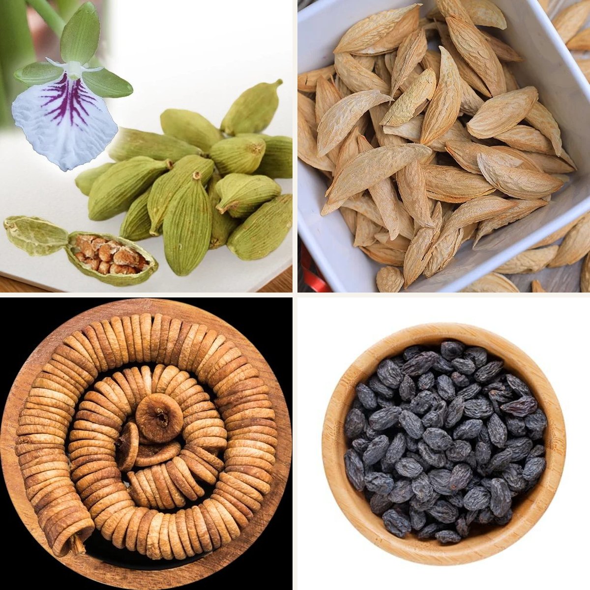 Green cardamom, Afghan almonds, dried figs and black raisins imported by PTI
